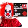 Bohóc Smink Szett Orrral Halloweenre