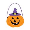 Boszi Kalapos Tök Filc Édességgyűjtő Kosár Halloweenre