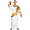 Caesar Férfi Jelmez, L (52-54), Fehér, Arany