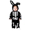 Csecsemő Nyuszi Csontváz Jelmez Szett Halloweenre, 12 - 18 Hónap