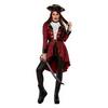 Bordó Csinos Kalóz Jelmez Nőknek - S