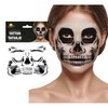 Csontváz Arc Tetoválás Nőknek Halloweenre, 30x14 cm