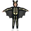 Csontváz Denevér Gyerek Jelmez Halloweenre, 7 - 9 Év