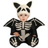Csontváz Denevér Jelmez Csecsemőknek Halloweenre, 18 - 24 Hónap