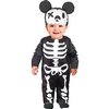 Csontváz Egér Csecsemő Jelmez Halloweenre, 12 - 18 Hónap
