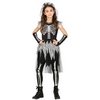 Csontváz Lány Jelmez Halloweenre, 10 - 12 Év