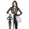 Csontváz Tütü Jelmez Lányoknak Halloweenre, 14 - 16 Év