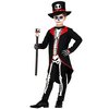 Elegáns Csontváz Jelmez Fiúknak Halloweenre, 7 - 9 Év, Fekete, Fehér