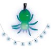 Elemes LED Pók Fényfüzér Halloweenre, 10 db