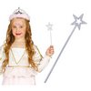 Ezüst Csillag Tündér Pálca Lányoknak, 33 cm