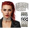 Ezüst Színű Futurisztikus Choker Nyaklánc
