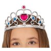 Ezüst Szívvel Díszített Tiara Lányoknak
