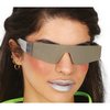 Ezüst Tükrös Sci-Fi Szemüveg a '90-es Évekből Unisex Felnőtteknek