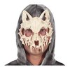 Farkaskoponya Maszk Agyarakkal Halloweenre