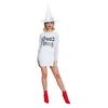 Fehér Boszorkány Női Jelmez Good Witch Felirattal - S