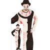 Fehér-Fekete Ijesztő Bohóc Jelmez Fiúknak Halloweenre