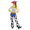 Fehér-Kék-Sárga Disney Pixar Toy Story 4 Jessie Klasszikus Jelmez Nőknek - S