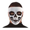 Fehér PVC Csontváz Maszk Halloweenre