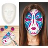 Fehér PVC Festhető Maszk Felnőtteknek Halloweenre