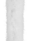Fehér Világító Tollas Pálca - 48 cm