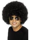 Fekete 1970-es Évekbeli Funky Afro Paróka