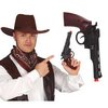 Fekete Cowboy Pisztoly Jelmez Kiegészítő, 30 cm