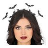 Fekete Csillogó Denevér Hajpánt Halloweenre