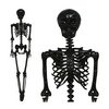Fekete Csontváz Dekoráció Halloweenre, 90 cm