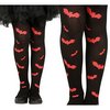 Fekete Denevérmintás Harisnya Lányoknak Halloweenre