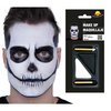 Fekete-Fehér Csontváz Smink Szett 2 Sminkceruzával Halloweenre
