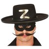 Fekete Filc Zorro Kalap Férfiaknak Tematikus Partira