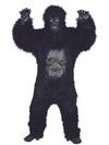 Fekete Különleges Gorilla Férfi Jelmez