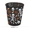 Fekete Halloween Tökfejes Műanyag Pohár,  9x10 cm