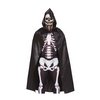 Fekete Kapucnis Köpeny Halloweenre, 120 cm