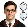 Fekete Kerek Jelmez Szemüveg Harry Potter Tematikára