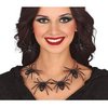 Fekete Pók Nyaklánc és Fülbevaló Szett Nőknek Halloweenre