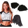 Fekete Pompon Szett Női Szurkolóknak, 80 gramm