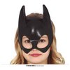 Fekete PVC Denevér Maszk Lányoknak Halloweenre