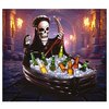 Felfújható Halál Kaszás Koporsó Italhűtő Halloweenre, 100x35 cm