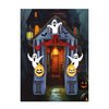 Felfújható Szellemes Halloween Kapu Dekoráció Halloweenre, 240x200 cm