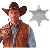 Fém Sheriff Csillag Kiegészítő, 6 cm