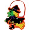Filc Boszorkány Kosár Halloweenre, 18 cm