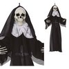 Függő Apáca Csontváz Dekoráció Halloweenre, 50 cm