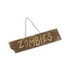 Függő Halloween Tábla Zombies Felirattal ? 40 cm x 10 cm