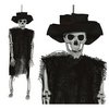 Függő Kalapos Csontváz Dekoráció Halloweenre, 47 cm