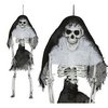 Függő Kapucnis Csontváz Halloweenre, 45 cm
