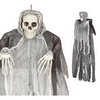 Függő Szellem Csontváz Dekoráció Halloweenre, 80 cm