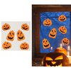 Gél Halloween Tök Dekoráció Ablakra, 20x20 cm
