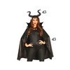 Gonosz Tündér Női Kiegészítő Szett Szarvakkal és Köpennyel Halloweenre, 100 cm