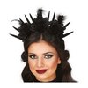 Gótikus Fekete Virágos Fejdísz Nőknek Halloweenre